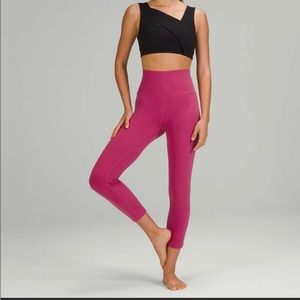 LULULEMON Pink Lychee Align 25” high rise pant
